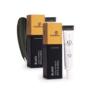PhiBrows fekete SUPE pigment 5ml - 2db